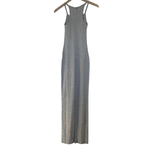 Skims cotton rib long tank dress maxi light heather grey small NWT MSRP $74 - Picture 2 of 5